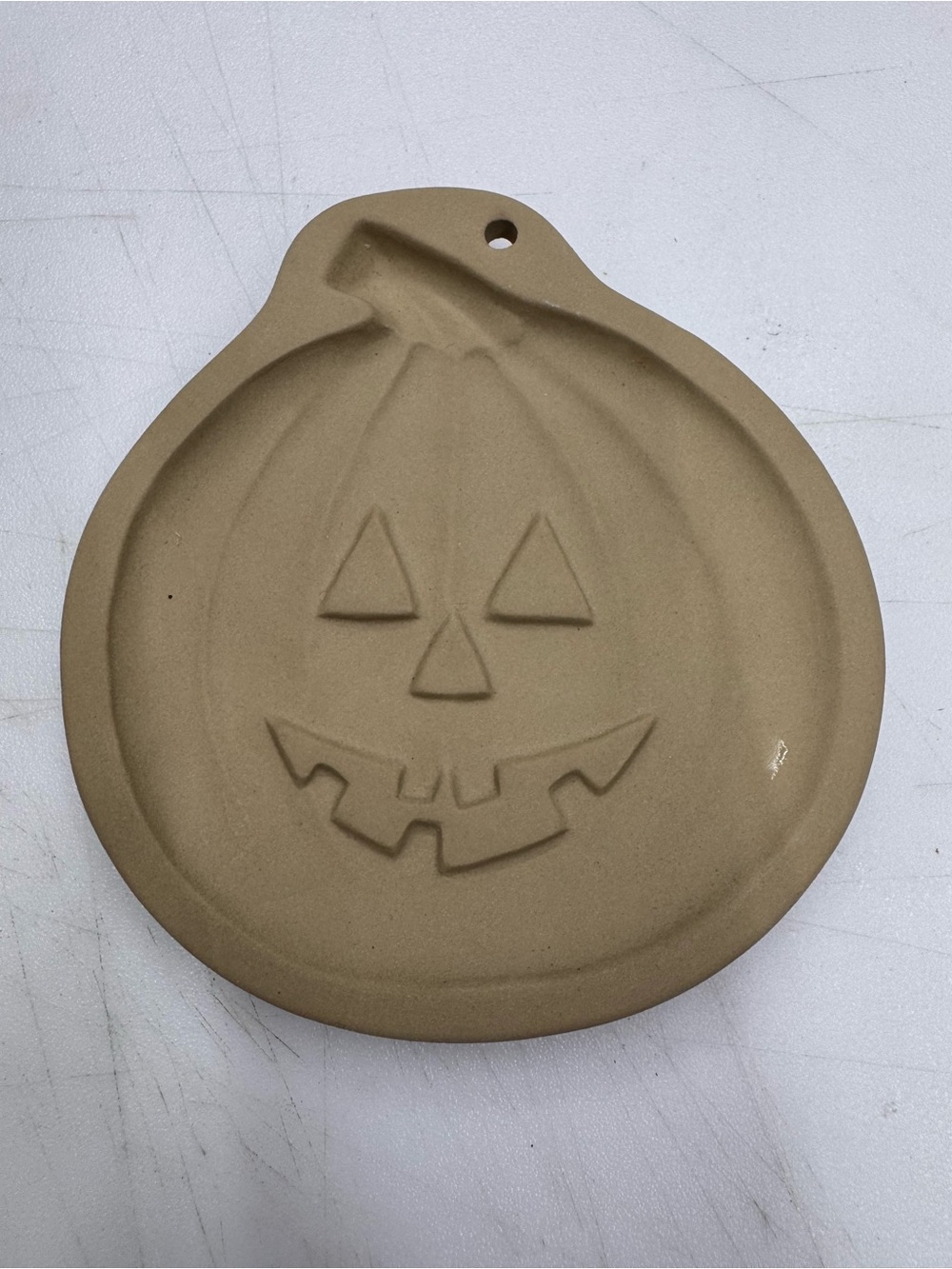 Brown Bag Cookie Art Pumpkin Mold 1992 Hill Design Jack O Lantern